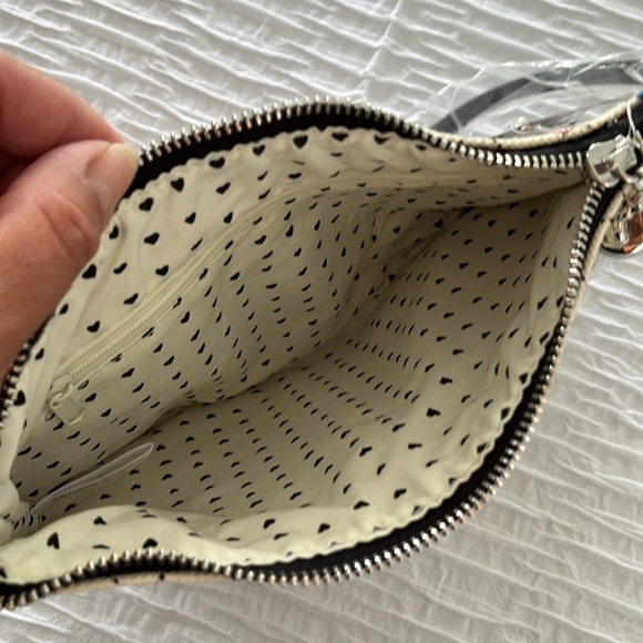 Purse shoulder love & joy pouch zipper pride rainbow heart bow colorful - Picture 7 of 8